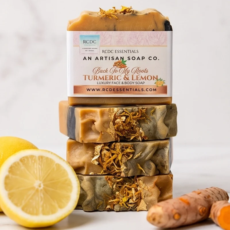 Back To My Roots | Turmeric & Lemon | Handmade Goats Milk Soap