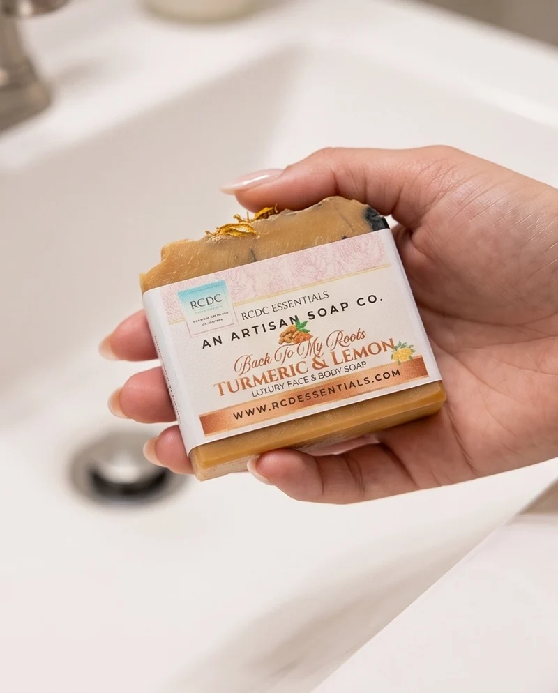 Back To My Roots | Turmeric & Lemon | Handmade Goats Milk Soap