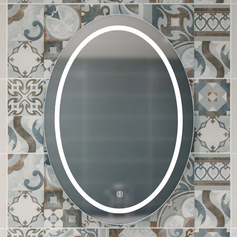 Bonita 700mm x 500mm Oval LED Mirror with Colour Change