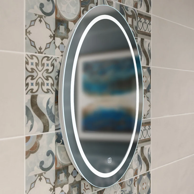 Bonita 700mm x 500mm Oval LED Mirror with Colour Change