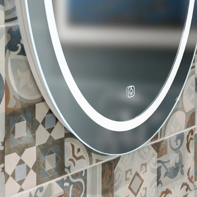 Bonita 700mm x 500mm Oval LED Mirror with Colour Change