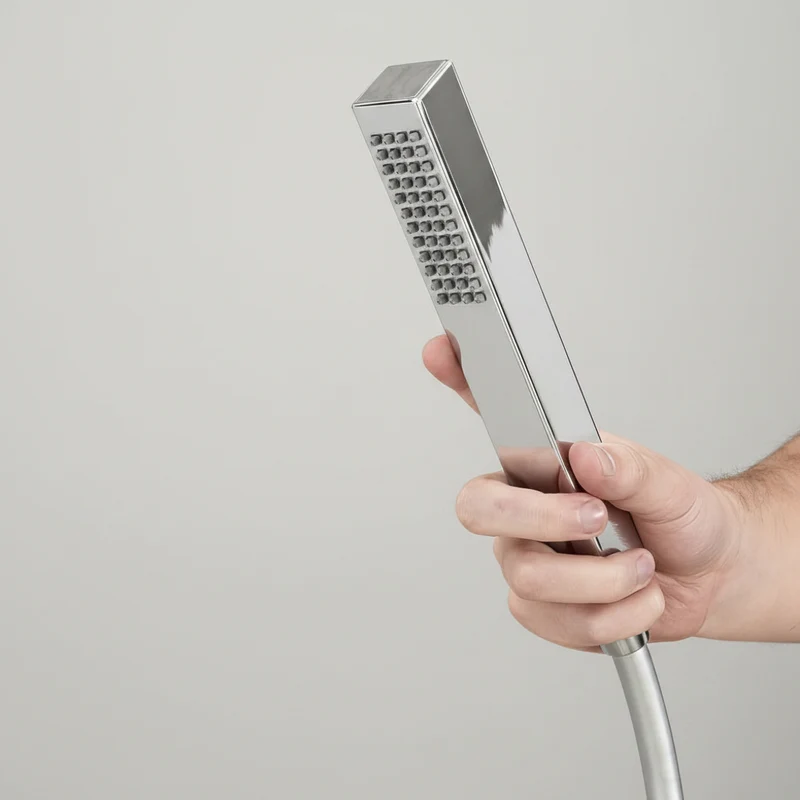 Douchette de douche carrée haute pression au format stylo