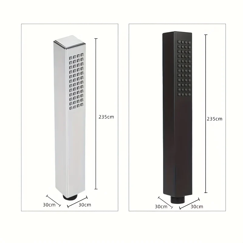 Douchette de douche carrée haute pression au format stylo