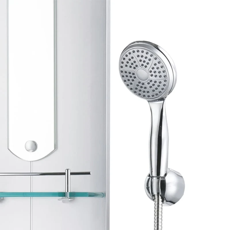 Colonne de douche hydromassante 4 jets avec tablette en verre