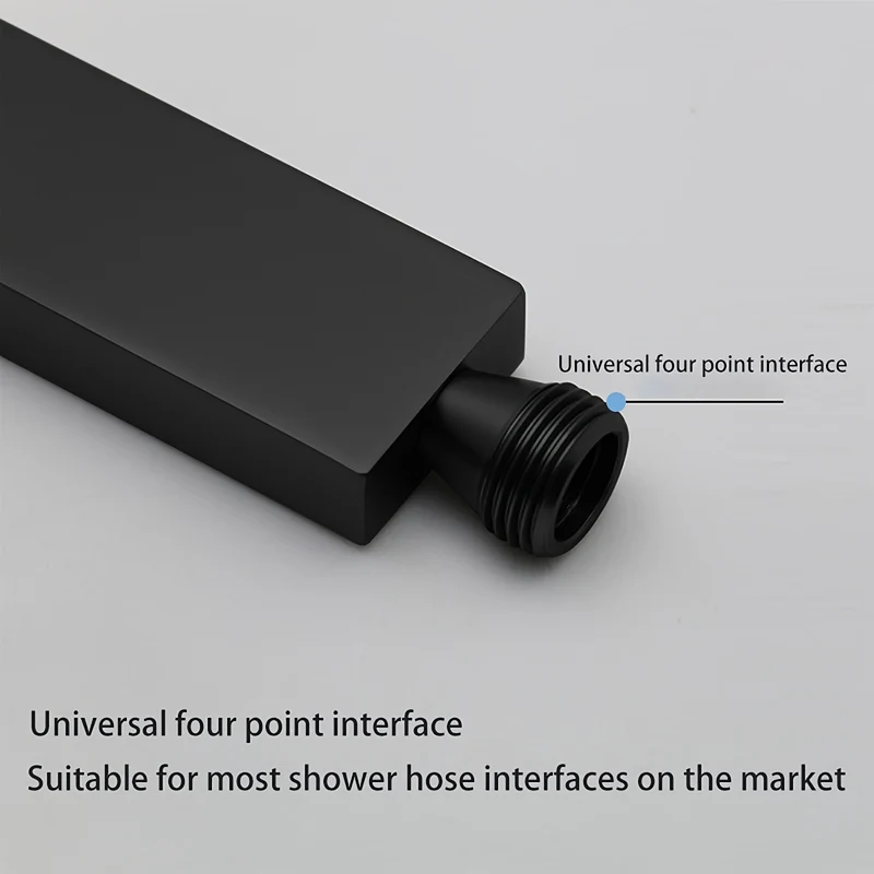 Douchette de douche stylo avec support mural, trois finitions