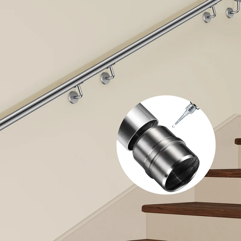 Raccord droit | Connecteur en inox 304 pour main courante | L45mm x ∅42.2mm - FTQ-FL
