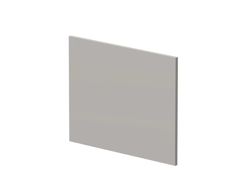 700mm Square Shower Bath End Panel - Pebble Grey Matt