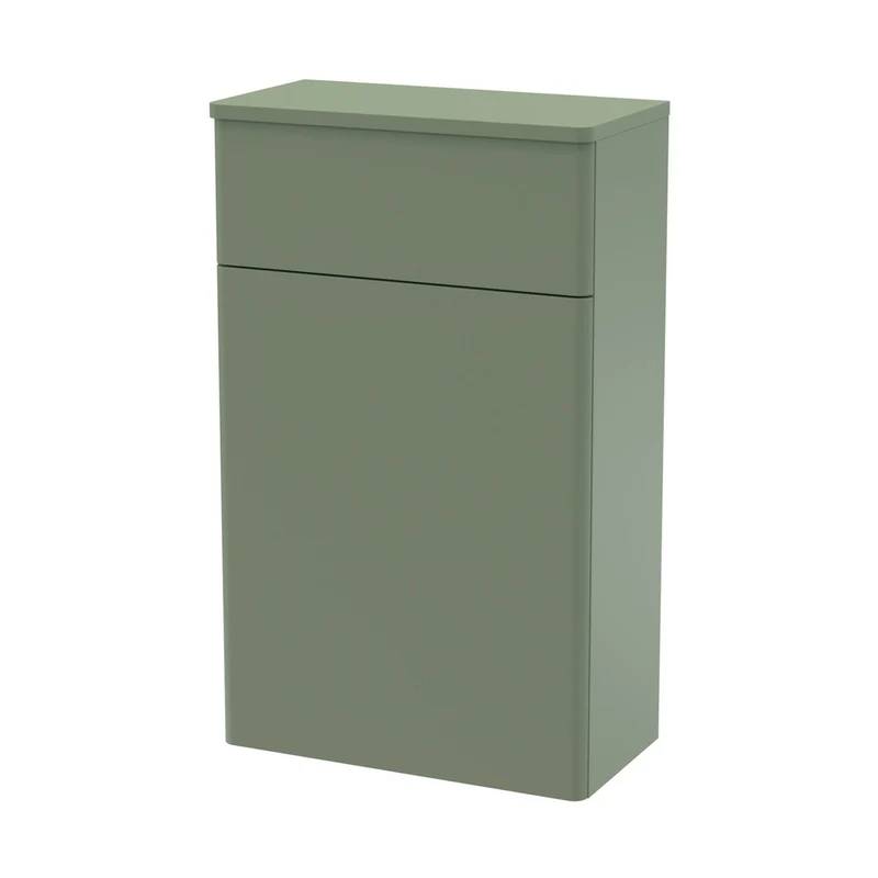 Nuie Classique 500mm Wc Unit Traditional Satin Green MFC Painted Matt 818x500x253mm