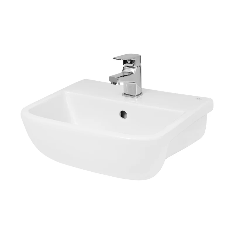 Hudson Reed Furniture Worktops And Basins Aria Semi Recessed Basin Contemp White Vitreous China 175x420x345mm