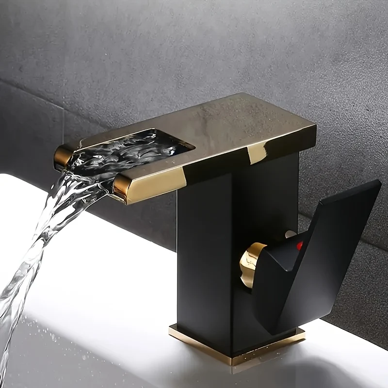 Mitigeur de lavabo cascade au corps en U ajouré