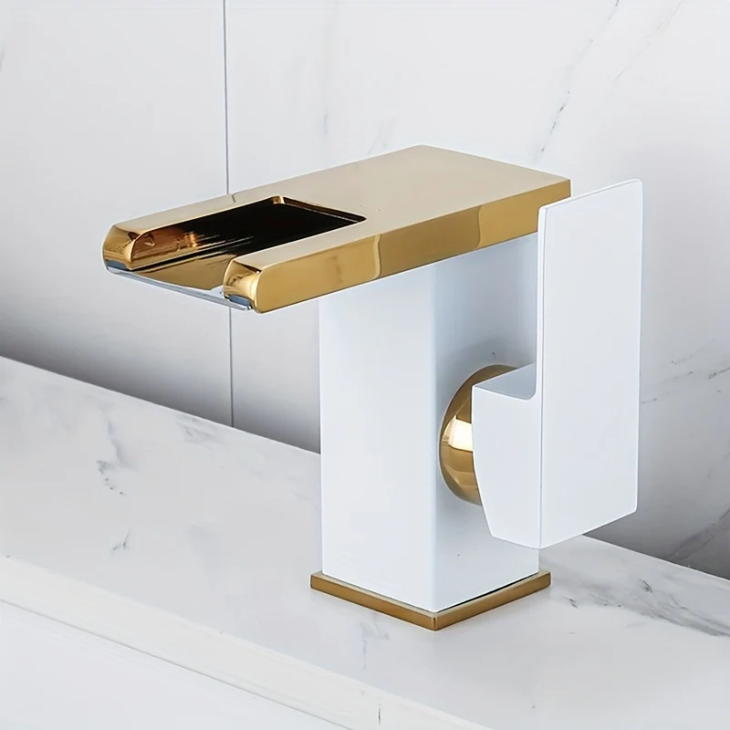 Mitigeur de lavabo cascade au corps en U ajouré