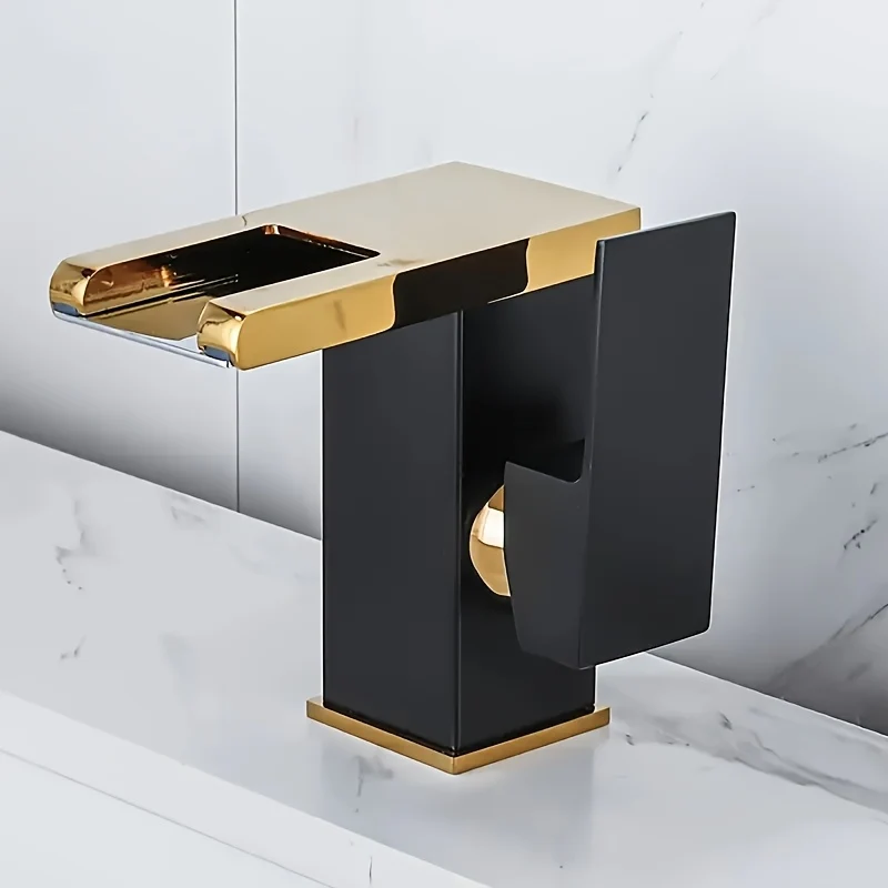 Mitigeur de lavabo cascade au corps en U ajouré