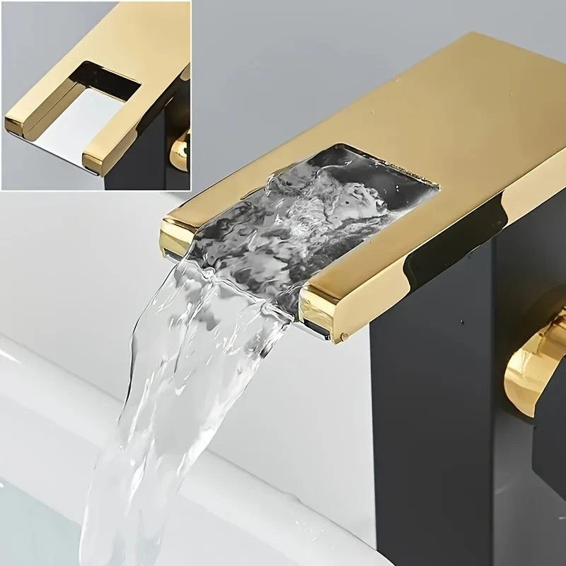 Mitigeur de lavabo cascade au corps en U ajouré