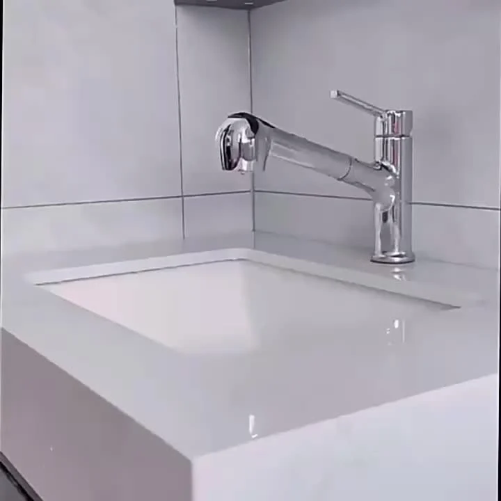 Tête de douchette de rechange chromée pour robinet extractible