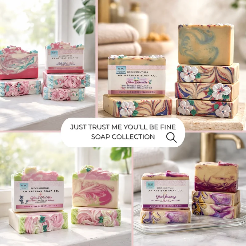 Just Trust Me, You’ll Be Fine | 4-Bar Collection |~ Handmade Soap