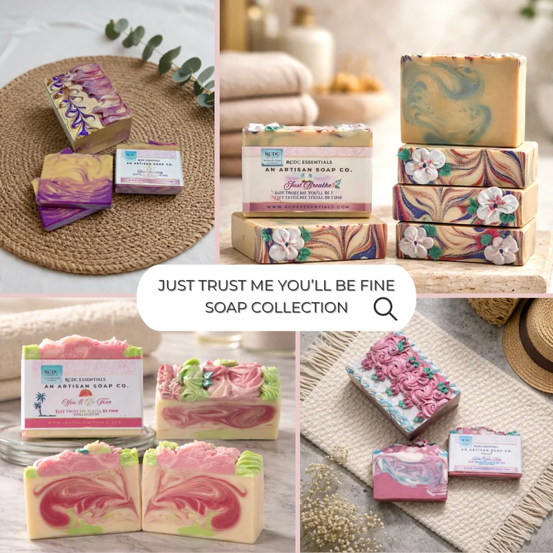 Just Trust Me, You’ll Be Fine | 4-Bar Collection |~ Handmade Soap