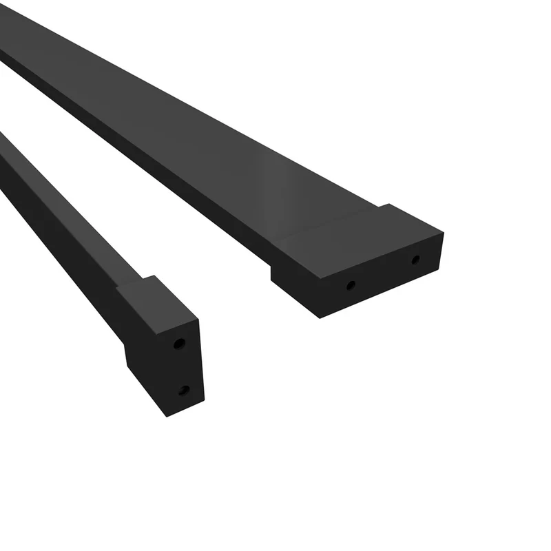 AICA Étagère de rangement longue avec porte-serviettes 2 en 1 : aluminium mat noir, pour douche à l'italienne (verre 8 mm)