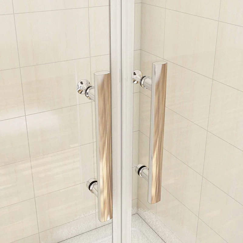 Porte de douche battante 100cm en verre anticalcaire Porte de douche Hauteur 187cm