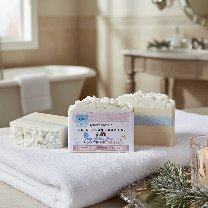 Cozy Winter Sweater ~ Handmade Cold Process Goat's Milk Bar Soap