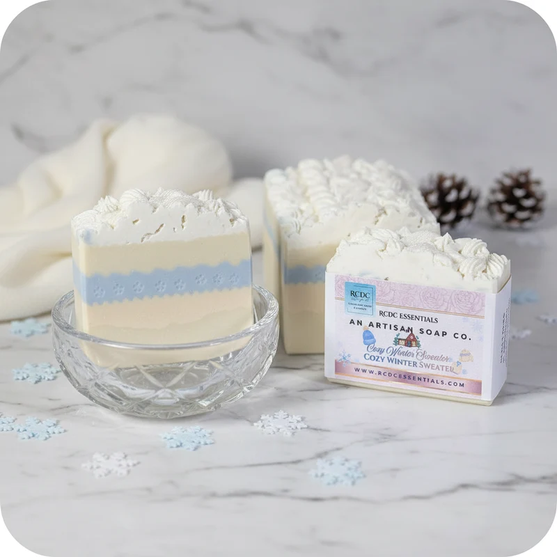 Cozy Winter Sweater ~ Handmade Cold Process Goat's Milk Bar Soap