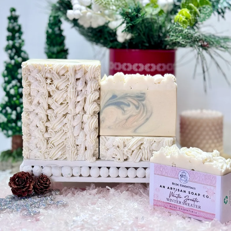 Cozy Winter Sweater ~ Handmade Cold Process Goat's Milk Bar Soap