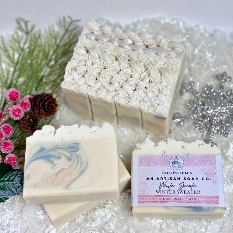 Cozy Winter Sweater ~ Handmade Cold Process Goat's Milk Bar Soap
