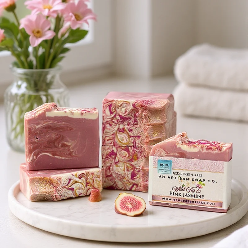 Wild Fig & Pink Jasmine ~ Natural Handmade Cold Process Soap