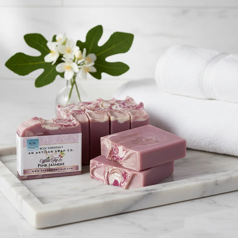 Wild Fig & Pink Jasmine ~ Natural Handmade Cold Process Soap