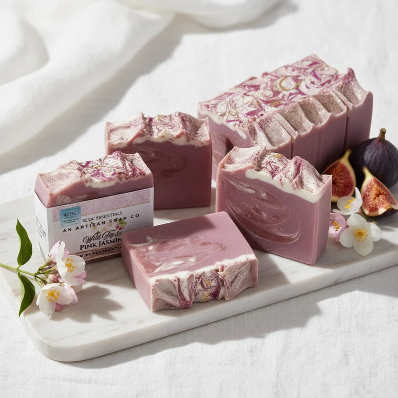 Wild Fig & Pink Jasmine ~ Natural Handmade Cold Process Soap