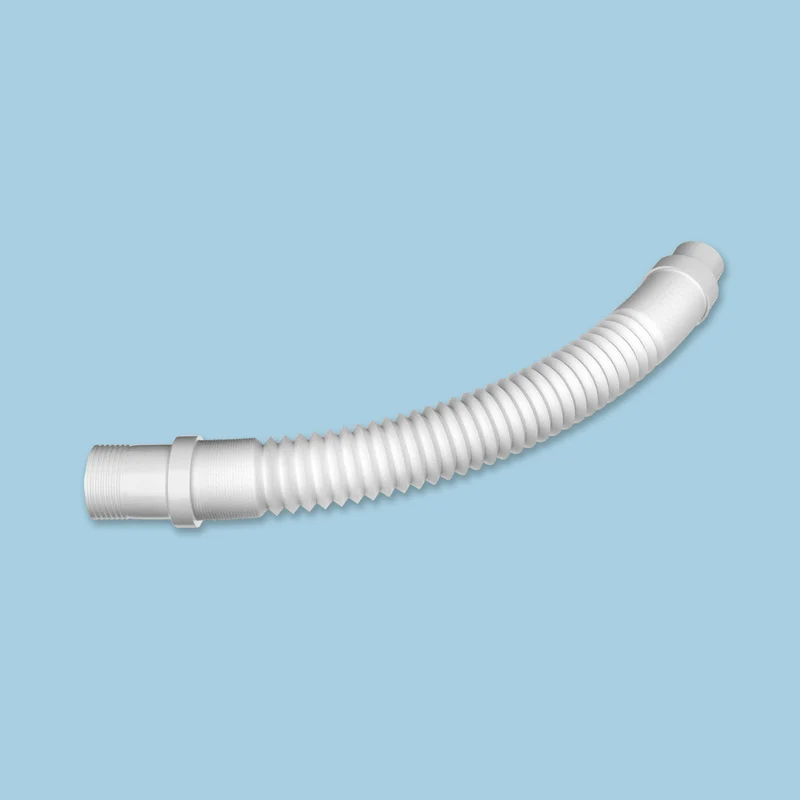 Bonde Siphon extra-plat avec tuyau flexible - Diamètre 90 mm - siphon de douche - Installation facile et gain de place