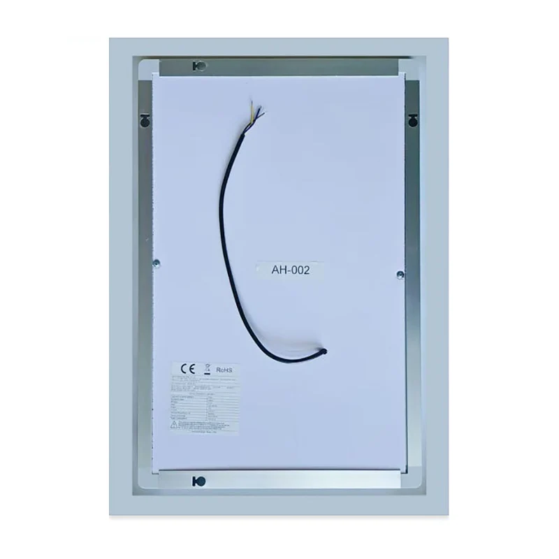 AICA LED Miroir lumineux | anti-buée + dimmable + mémoire miroir salle de bain