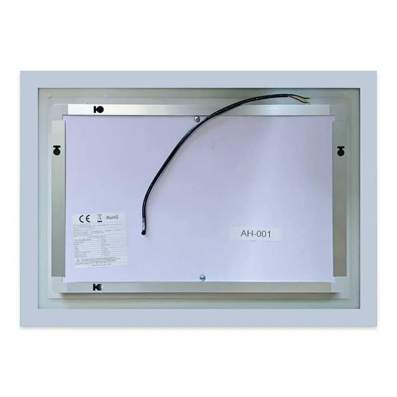 AICA LED miroir lumineux 3 couleurs tactile + anti-buée + dimmable + mémoire miroir salle de bain