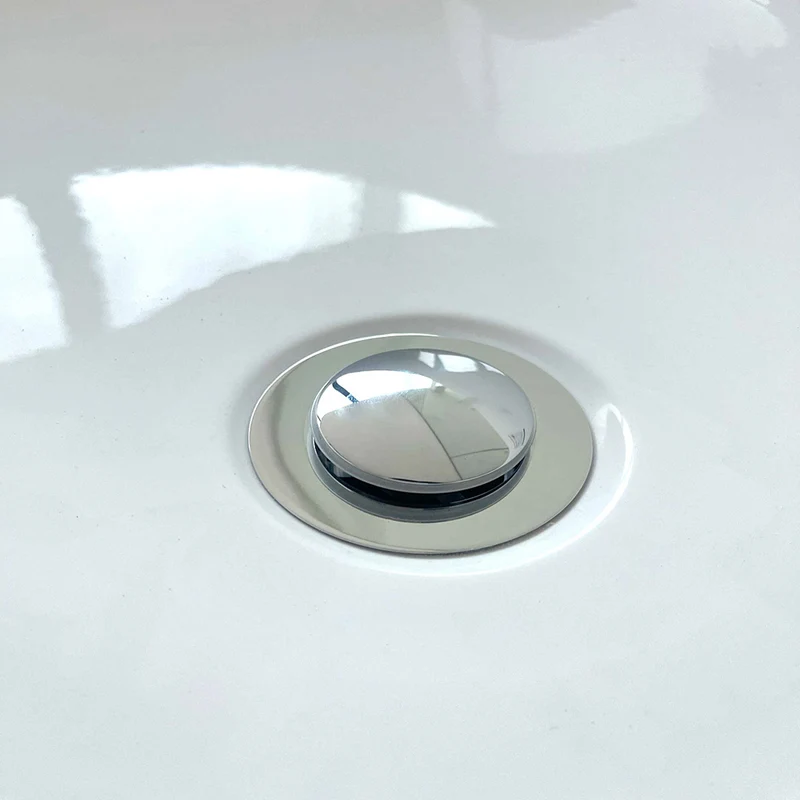 AICA Baignoire îlot classique 170x80x58cm en Acrylique avec Bonde et trop plein
