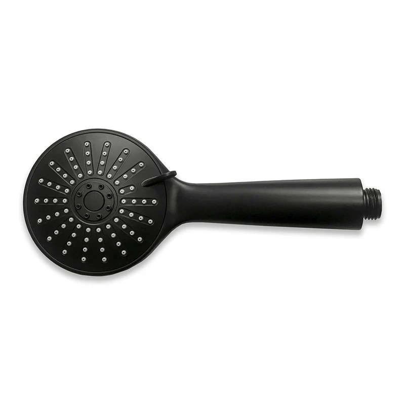 AICA Colonne de douche avec mitigeur mécanique,, colonne de douche noire réglable en hauteur, robinet de douche de salle de bain
