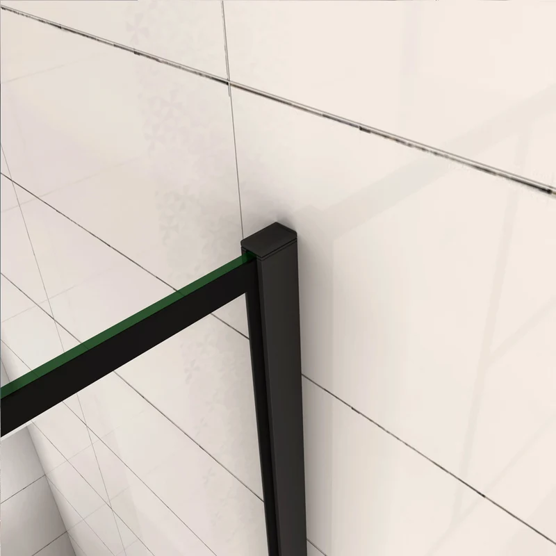 AICA paroi de douche 90-120 x200cm modèle WBPR avec une barre de fixation extensible