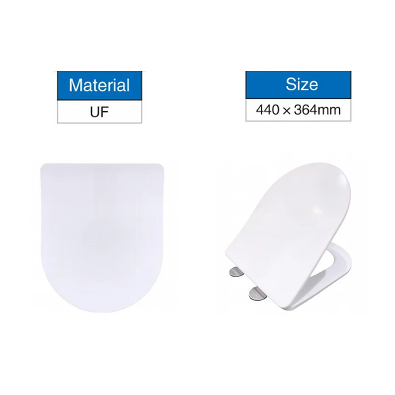 AICA WC Suspendu Sans Bride Avec Abattant Ultra Fin Soft-Close