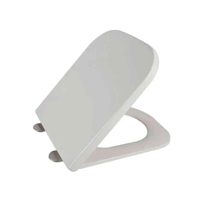 AICA WC Suspendu Sans Bride Avec Abattant Soft-Close Blanc U