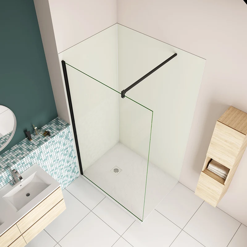 AICA ensemble complet douche à l'Italiennne avec 2 panneaux mural de douche cabine de douche