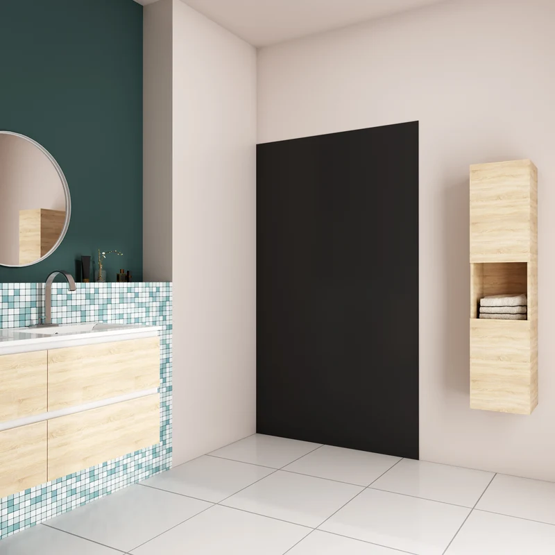 AICA Panneau mural de douche avec les profiles de finition Panneaux muraux salle de bain habillage mural aluminium