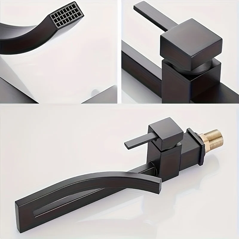 Mitigeur de lavabo design cascade au bec ajouré