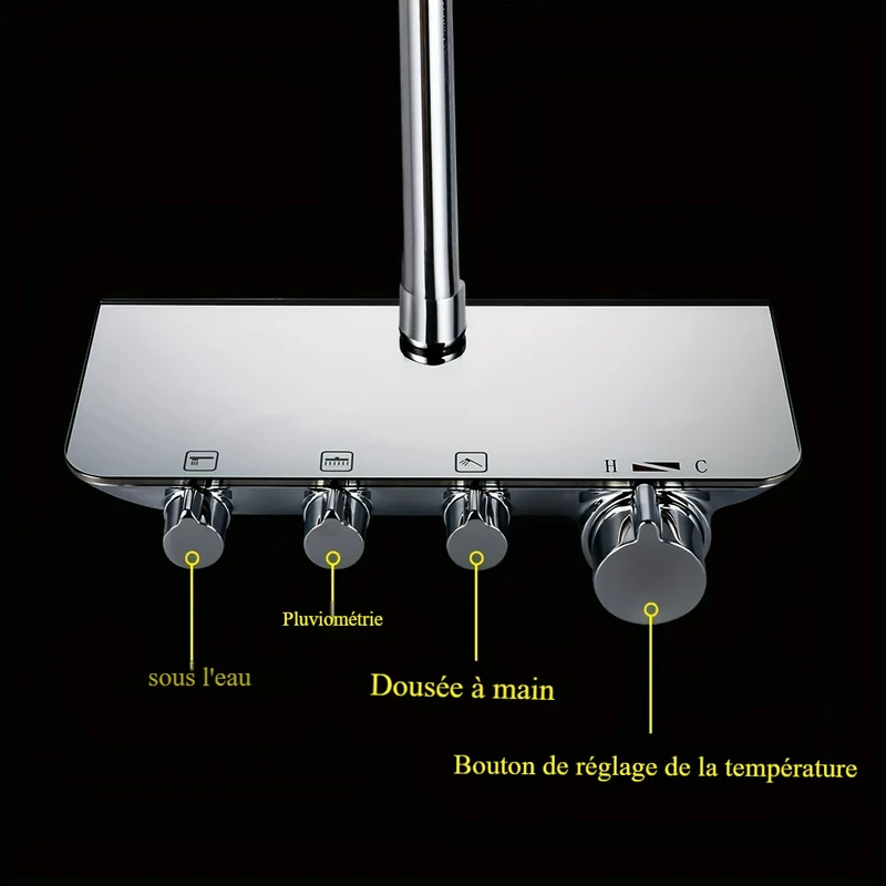 Colonne de Douche avec Thermostat