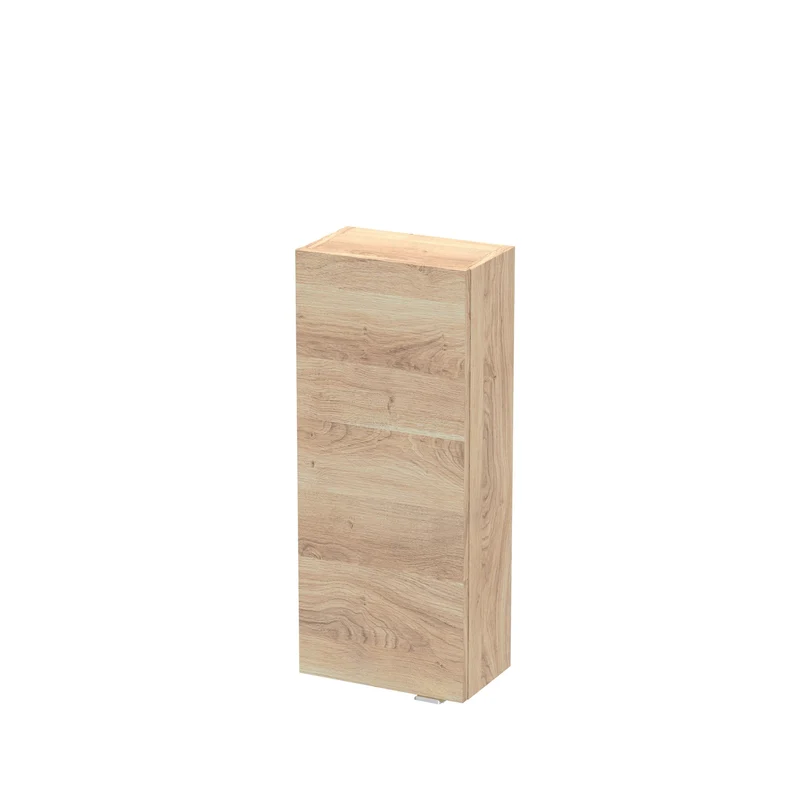 Fusion 300mm Wall Unit - Bleached Oak Woodgrain