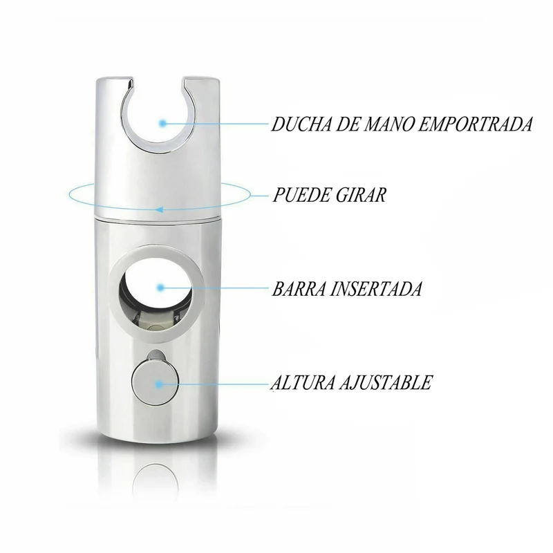 Aica Colonne de Douche Thermostatique, Angle Flexible et Barre Réglable 85-125cm, Plaque en Acier Inoxydable Chromé, Pommeau de Douche Pluie Carré pour Salle de Bain