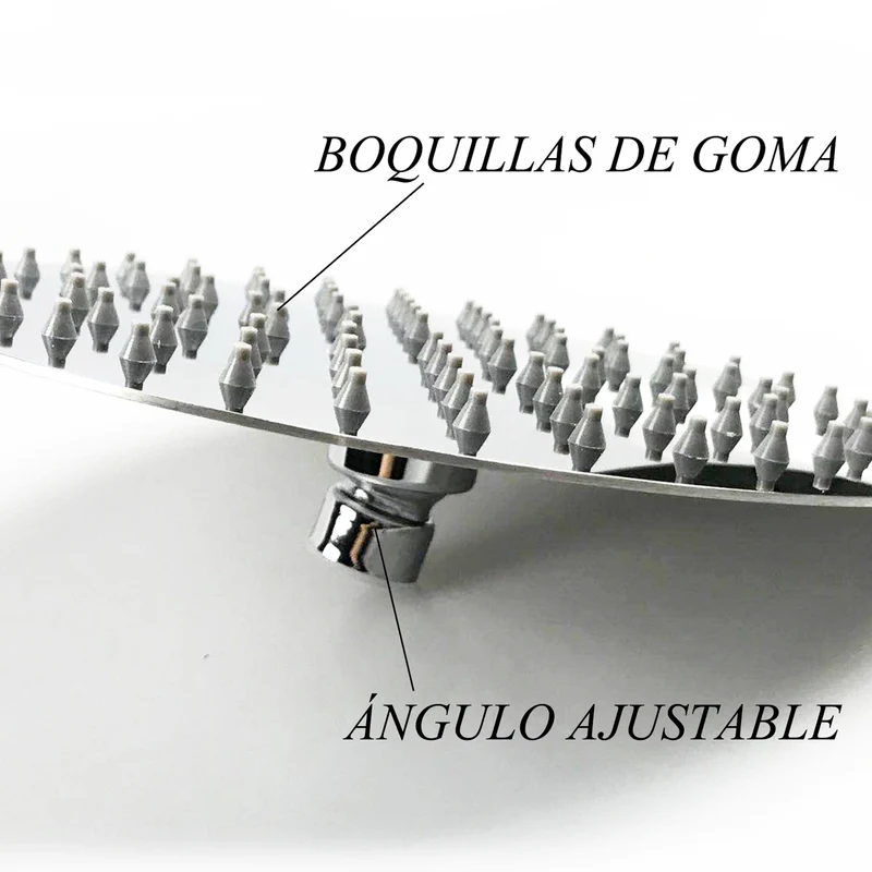 Colonne de douche thermostatique, barre rétractable 80 ~ 116 cm, tête ronde en acier inoxydable chromé, robinet de douche à effet pluie argenté, salle de bain et baignoire