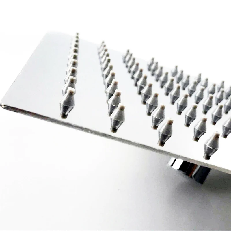 Aica, Ensemble de colonne de douche, thermostat, réglable 80 ~ 116 cm, tête carrée en acier inoxydable chromé, pluie de salle de bain argentée, robinet de douche
