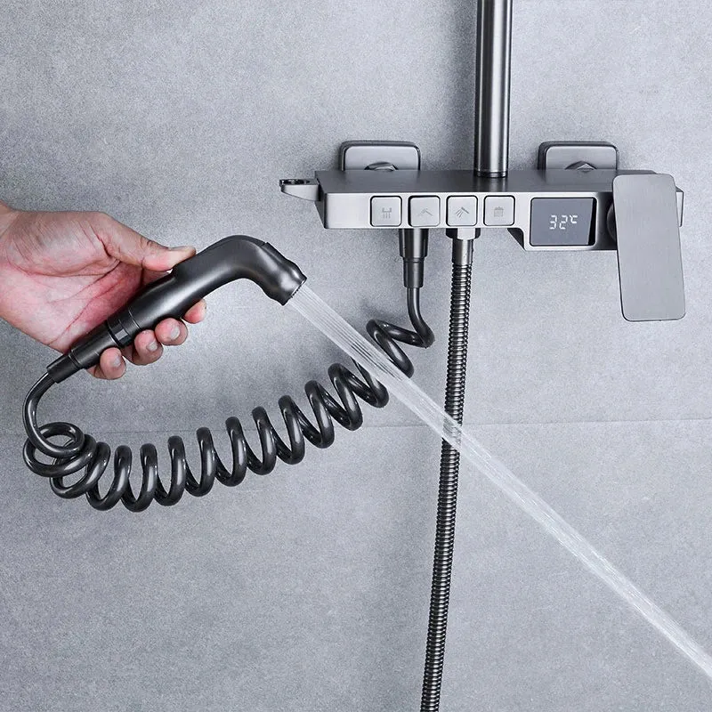Colonne de Douche en Laiton Thermostatique