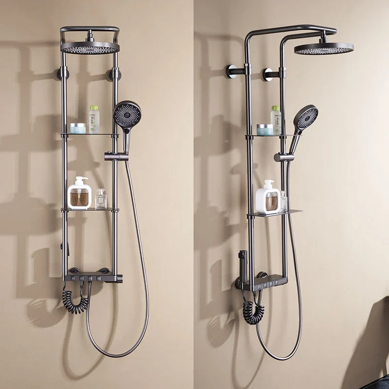 Colonne de douche encastrable thermostatique