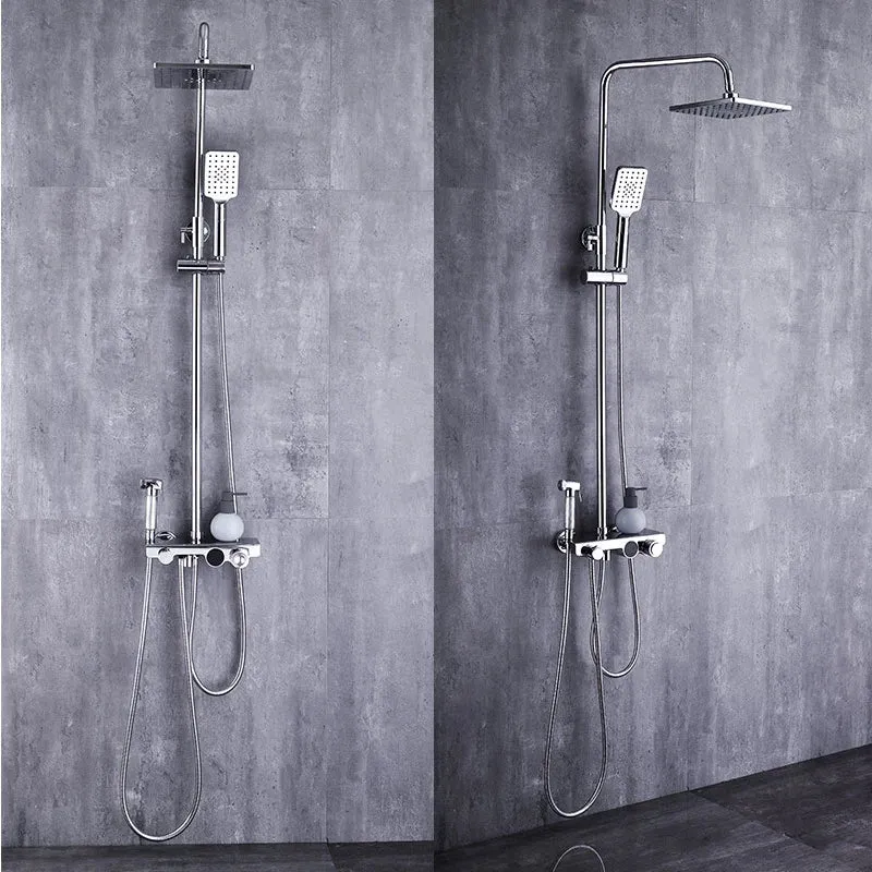 Colonne de douche avec pommeau