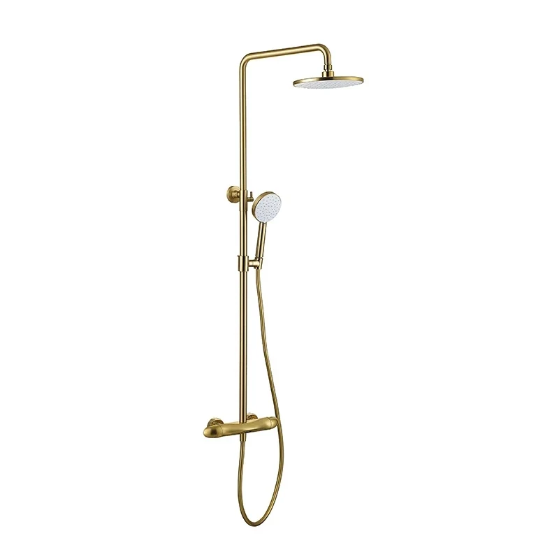 Colonne de douche avec mitigeur contemporain