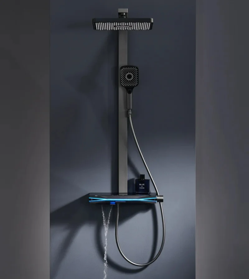 Colonne de douche thermostatique en laiton